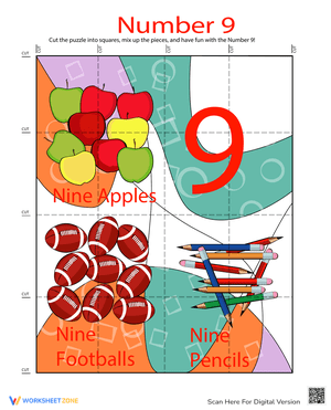 Engaging Numbers Puzzle Worksheet