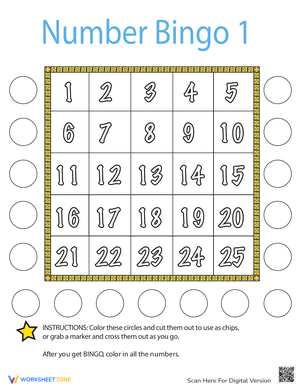 Number Bingo 1
