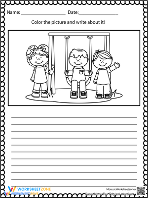 Back to School Writing Prompts: School Playground