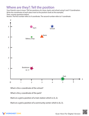 Find the Coordinates: Graphing Practice Worksheet