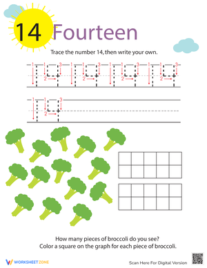 Tracing Numbers &amp; Counting: 14