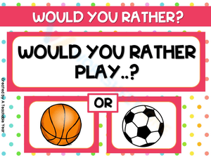 Fun 'Would You Rather' Questions for Kids