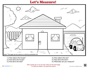 How to Measure a House Worksheet