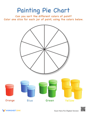 Painting Pie Chart Worksheet