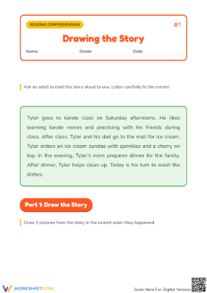 Story Sequencing: Tyler's Day