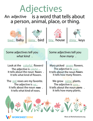 Adjectives Handout