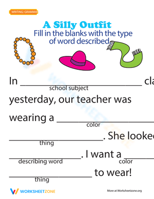 Fill Funny Story: Adjectives