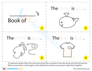 My Book of Blue-Trace and Color Activities