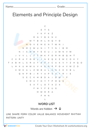 Exploring Elements and Principle Design