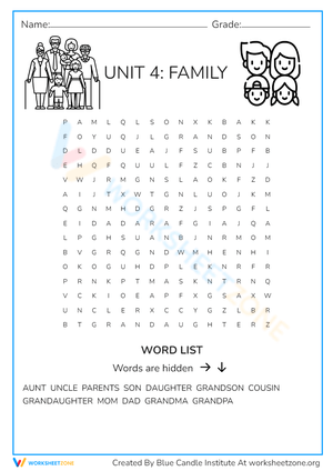UNIT 4 : FAMILY