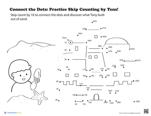 Skip Count Dot-to-Dot