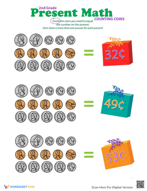 Counting Coins: Present Math V