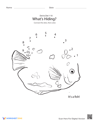 Fun 'Hiding' Activity Sheet for Kids