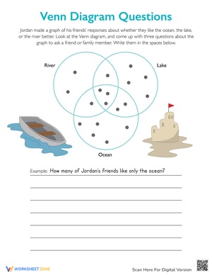 Ocean, Lake, River Questions Worksheet