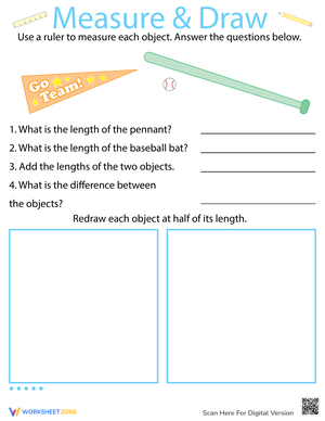 Improve Skills to Measure and Draw with Fun Exercises