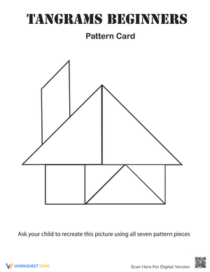 Tangrams Puzzles: Fun Geometry Worksheet