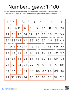 Fun Number Jigsaw