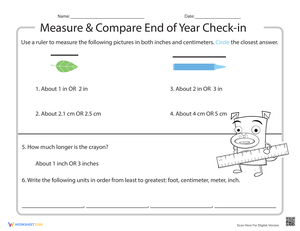 Measure and Compare: End of Year Check-In