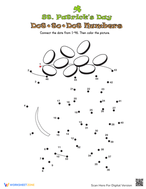 St. Patrick's Day Dot-to-Dot