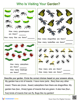 Fun Counting for Kids Worksheet