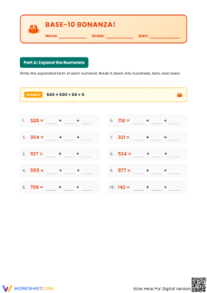 Essential Expanded Form Worksheet | Grade 2 Math Ready