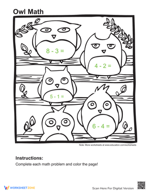 Addition Coloring Page: Math Fun with Creative Art