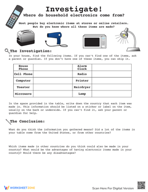 Intro to Research Electronics Worksheet