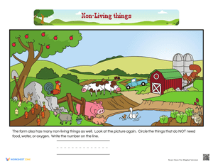 Counting Non-Living Things on a Farm