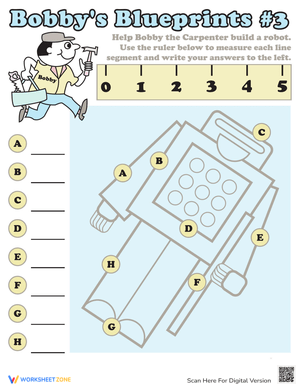 Bobby's Blueprints Skills Worksheet