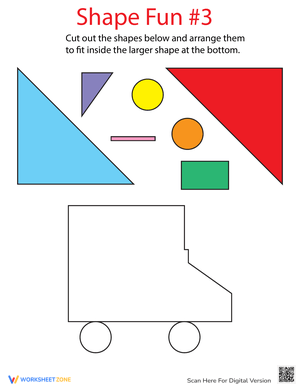 Play with Shapes Geometry Worksheet