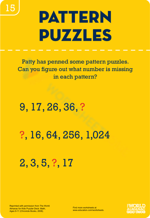 Solve Engaging Pattern Puzzles