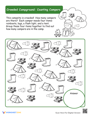 Count Campers: Counting Practice