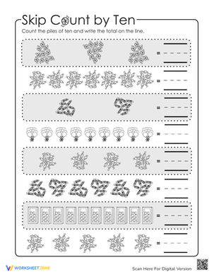 Skip Counting: Count by Tens