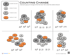 Counting Change: Money Math