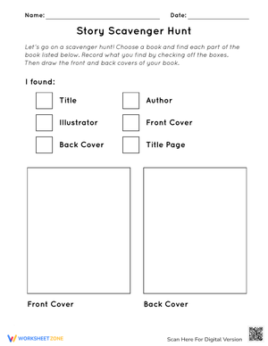 Story Scavenger Hunt for Young Readers