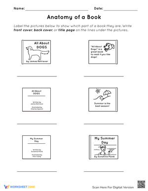 Anatomy of a Book Activity