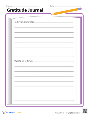 Start a Gratitude Journal: Reflect and Appreciate