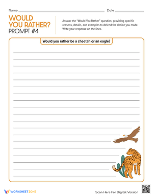 Would You Rather: Creative Writing Prompt
