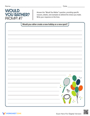 Would You Rather: Spark Writing Creativity