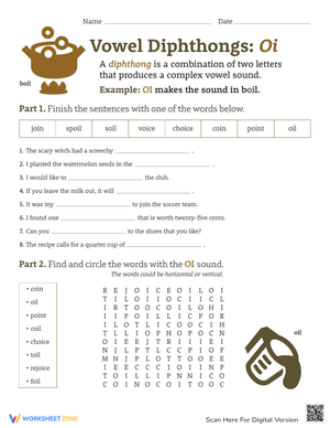 Vowel Diphthongs: OI