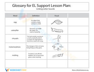 Glossary: Linking Letter Sounds