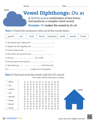 Vowel Diphthongs: OU #1