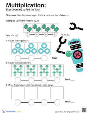 Multiplication with Skip Counting