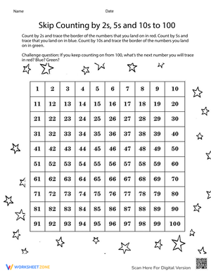 Explore the Hundreds Chart Worksheet