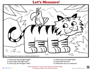 How to Measure a Tiger Worksheet