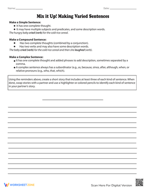 Understanding Three Sentence Structures