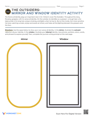 The Outsiders Novel Study Activity