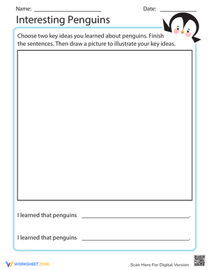 Interesting Penguins Worksheet