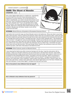 Hanako Worksheet