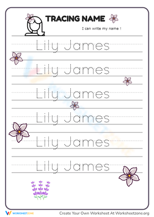 Tracing A Beautiful Name: Lily James